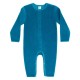 Leela Cotton - Bio Baby Nicky Strampler langarm, ozeanblau