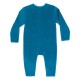 Leela Cotton - Bio Baby Nicky Strampler langarm, ozeanblau