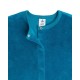 Leela Cotton - Bio Baby Nicky Strampler langarm, ozeanblau