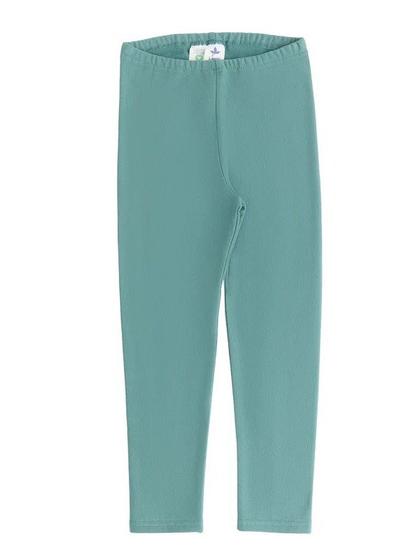 Leela Cotton - Bio Kinder Thermo Leggings, grünblau