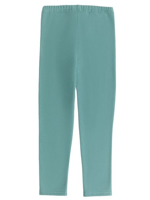 Leela Cotton - Bio Kinder Thermo Leggings, grünblau