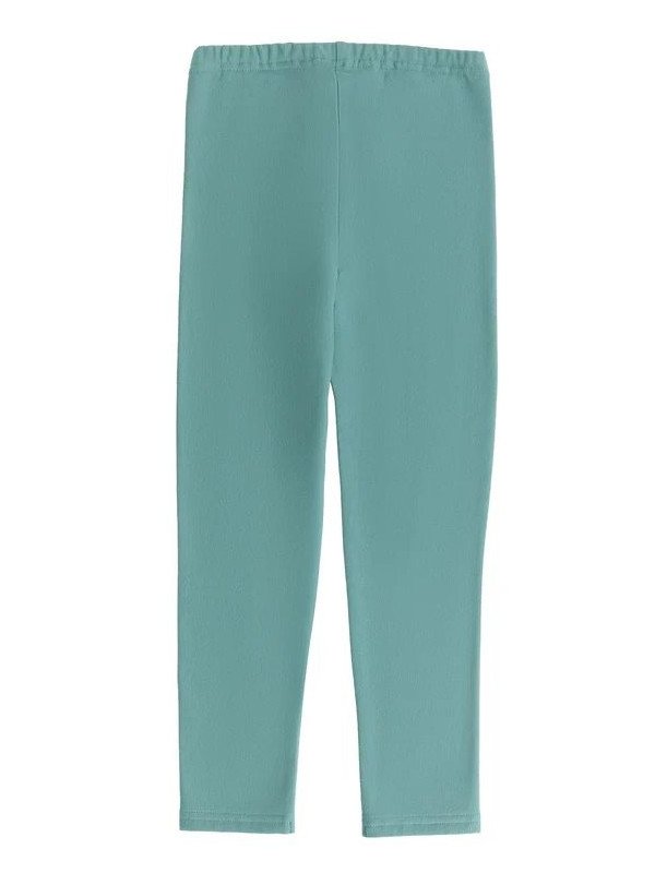 Leela Cotton - Bio Kinder Thermo Leggings, grünblau