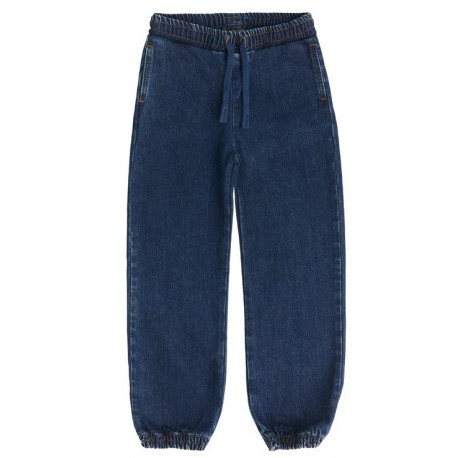 Evermind - Bio Kinder Jogg Jeans, dark slate blue