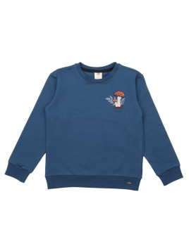 Walkiddy - Bio Kinder Sweatshirt mit Pilz-Stickerei