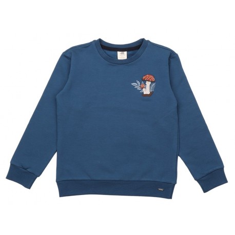 Walkiddy - Bio Kinder Sweatshirt mit Pilz-Stickerei