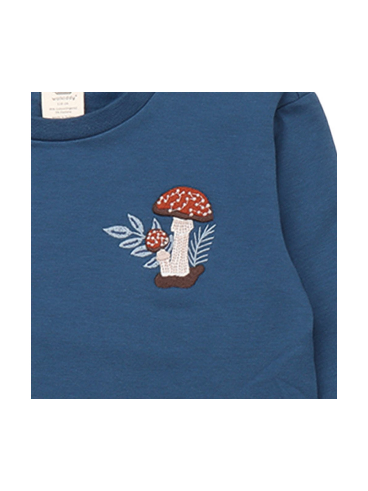 Walkiddy - Bio Kinder Sweatshirt mit Pilz-Stickerei