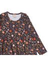 Walkiddy - Bio Kinder Jersey Kleid "Fancy Flowers" mit Blumen-Allover