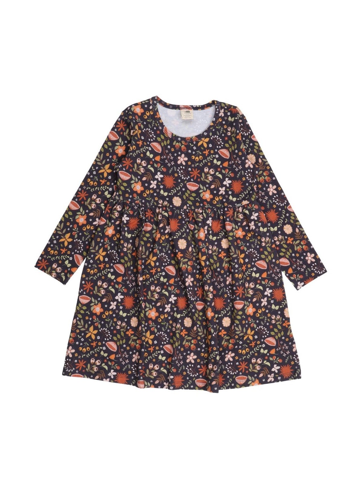 Walkiddy - Bio Kinder Jersey Kleid "Fancy Flowers" mit Blumen-Allover