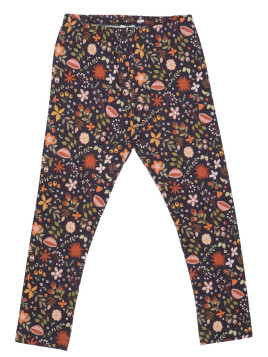 Walkiddy - Bio Kinder Leggings "Fancy Flowers" mit Blumen-Allover