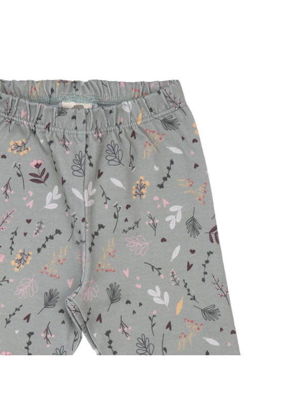 Walkiddy - Bio Kinder Leggings " Tiny Flowers" mit Blumen-Allover