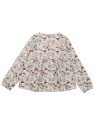 Walkiddy - Bio Kinder Flanell Bluse "  Various Mushrooms" mit Pilz-Allover