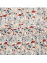 Walkiddy - Bio Kinder Flanell Bluse "  Various Mushrooms" mit Pilz-Allover