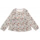 Walkiddy - Bio Kinder Flanell Bluse " Various Mushrooms" mit Pilz-Allover