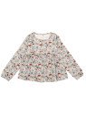 Walkiddy - Bio Kinder Flanell Bluse "  Various Mushrooms" mit Pilz-Allover