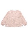 Walkiddy - Bio Kinder Flanell Bluse "Mini Cottons" mit Baumwollblüten-Allover