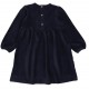 Walkiddy - Bio Kinder Cord Kleid mit Blumen-Stickerei