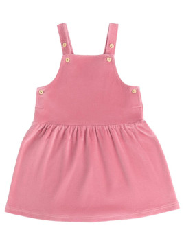 Leela Cotton - Bio Kinder Nicky Latzkleid, altrosa