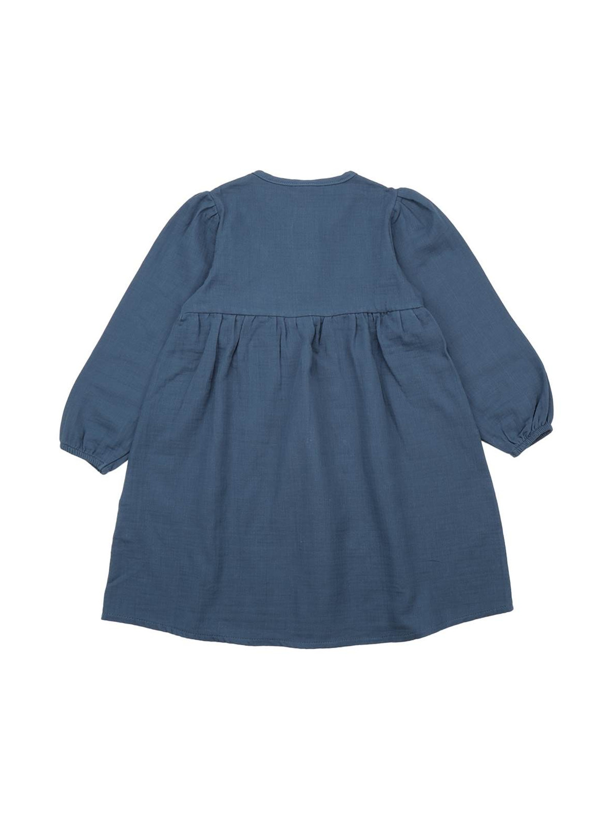 Walkiddy - Bio Kinder Musselin Kleid mit Pilz-Stickerei