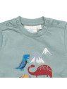 Sense Organics - Bio Baby Langarmshirt "Elan" mit Dinosaurier-Druck