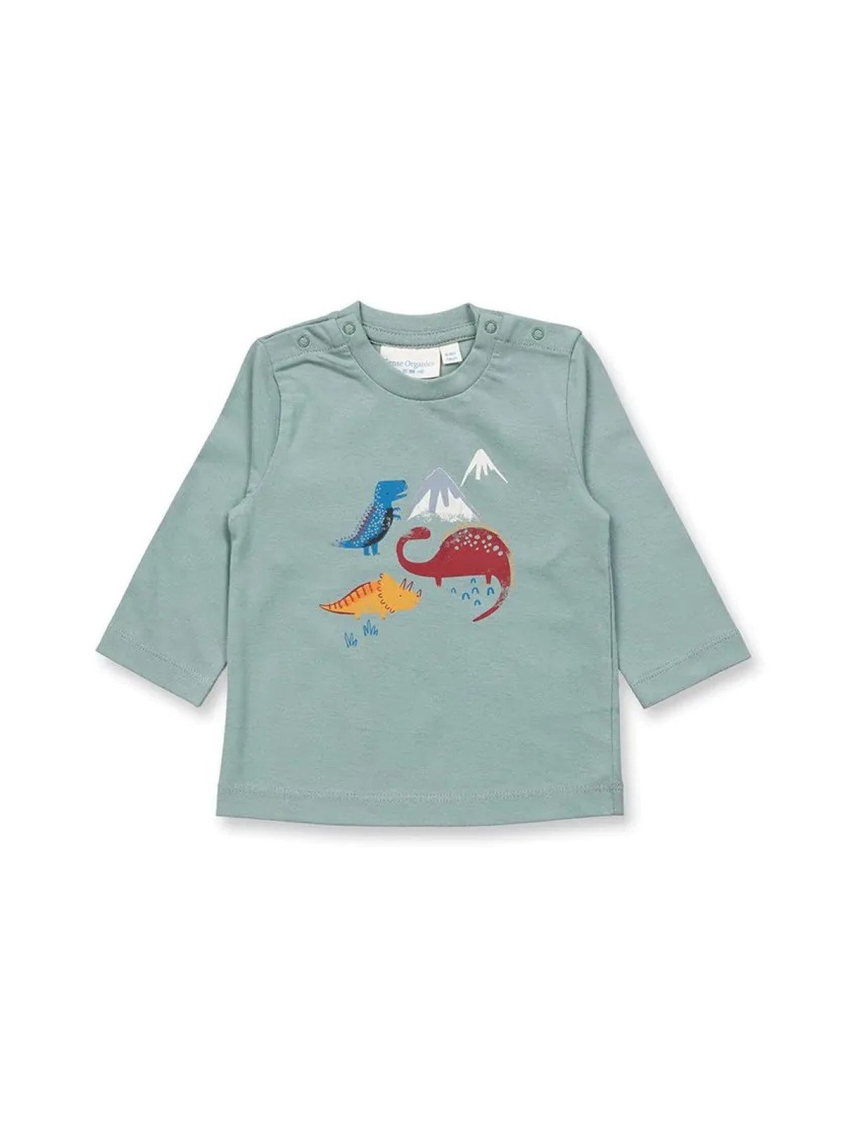 Sense Organics - Bio Baby Langarmshirt "Elan" mit Dinosaurier-Druck