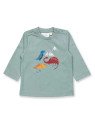 Sense Organics - Bio Baby Langarmshirt "Elan" mit Dinosaurier-Druck
