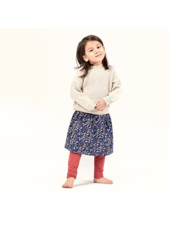 Sense Organics - Bio Kinder Sweat Rock "MALIA" mit Blumen-Allover