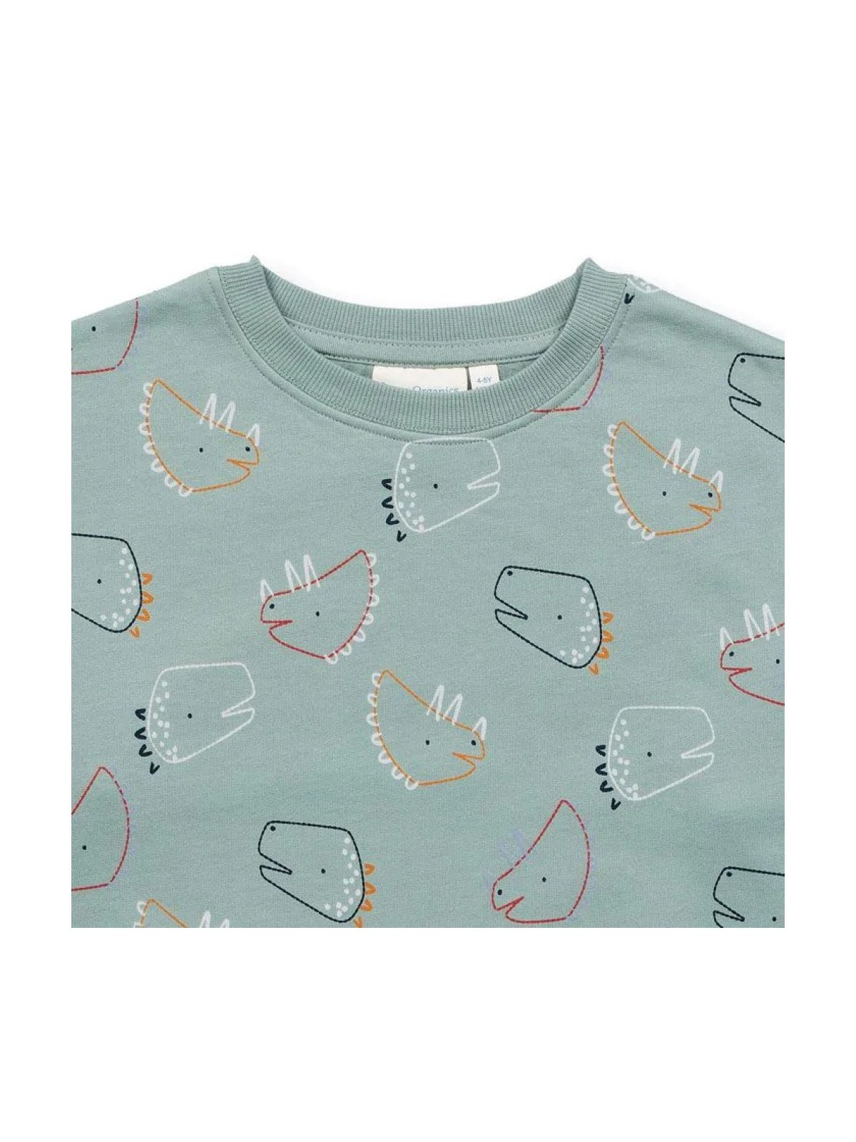 Sense Organics - Bio Kinder Sweatshirt "DARI" mit Dinosaurier-Allover