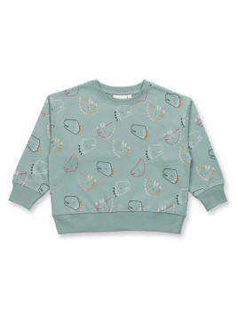 Sense Organics - Bio Kinder Sweatshirt "DARI" mit Dinosaurier-Allover