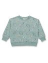 Sense Organics - Bio Kinder Sweatshirt "DARI" mit Dinosaurier-Allover
