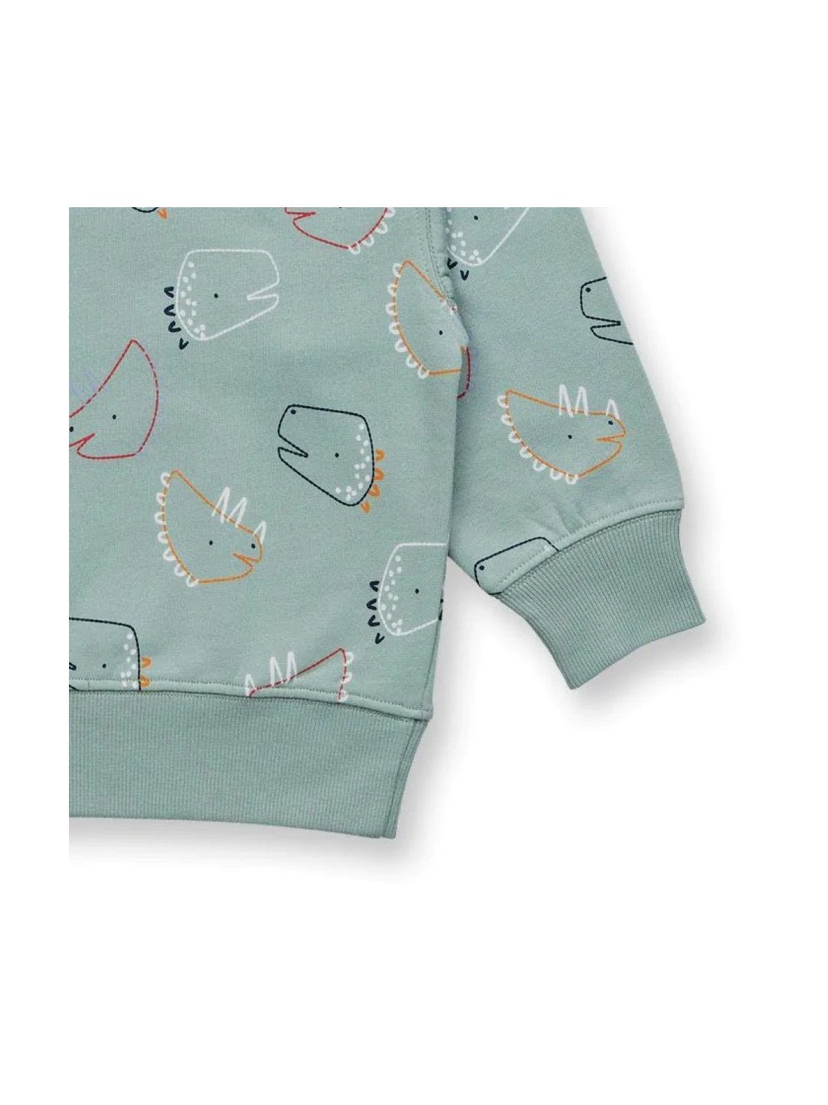 Sense Organics - Bio Kinder Sweatshirt "DARI" mit Dinosaurier-Allover