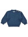 Sense Organics - Bio Baby Strick Pullover "Varuny", blau