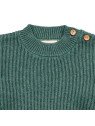 Sense Organics - Bio Baby Strick Pullover "Varuny", dark sage
