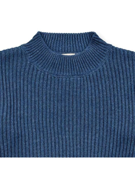 Sense Organics - Bio Kinder Strick Pullover "Marley", blau