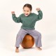 Sense Organics - Bio Kinder Strick Pullover "Marley", dark sage