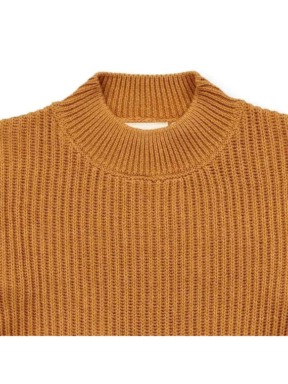 Sense Organics - Bio Kinder Strick Pullover "Marley", camel