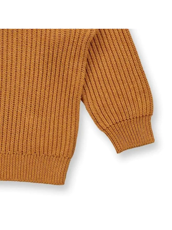 Sense Organics - Bio Kinder Strick Pullover "Marley", camel