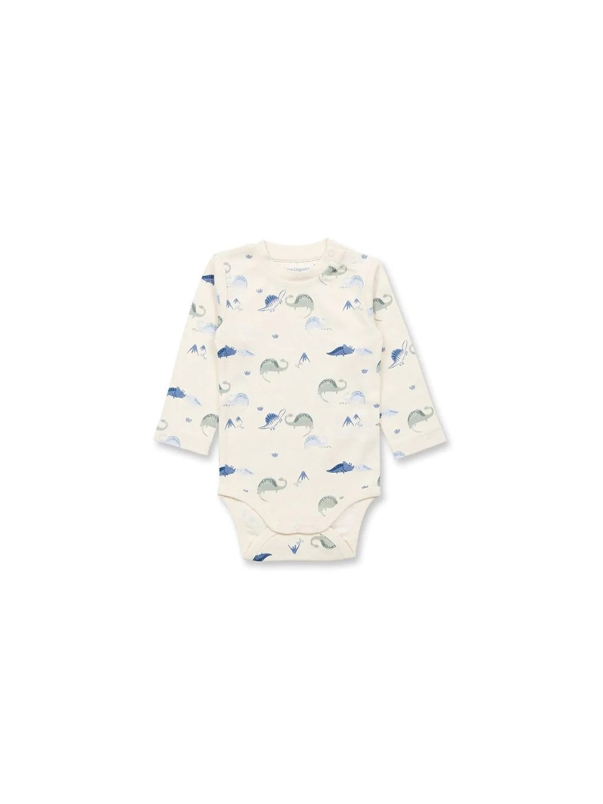 Sense Organics - Bio Baby Body "Varin" mit Dinosaurier-Allover
