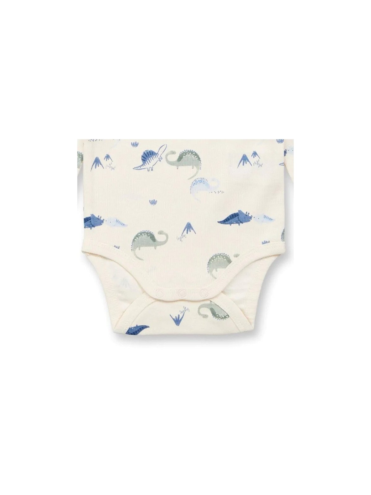 Sense Organics - Bio Baby Body "Varin" mit Dinosaurier-Allover
