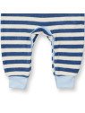 Sense Organics - Bio Baby  Frottee  Strampler "Viktor" mit Dinosaurier-Stickerei und Streifen