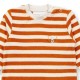 Sense Organics - Bio Baby Frottee Strampler "Viktor" mit Bären-Stickerei und Streifen