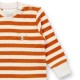 Sense Organics - Bio Baby Frottee Strampler "Viktor" mit Bären-Stickerei und Streifen