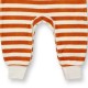 Sense Organics - Bio Baby Frottee Strampler "Viktor" mit Bären-Stickerei und Streifen