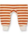 Sense Organics - Bio Baby  Frottee  Strampler "Viktor" mit Bären-Stickerei und Streifen