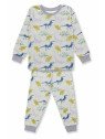 Sense Organics - Bio Kinder Schlafanzug "Long John" mit Dinosaurier-Allover