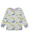 Sense Organics - Bio Kinder Schlafanzug "Long John" mit Dinosaurier-Allover