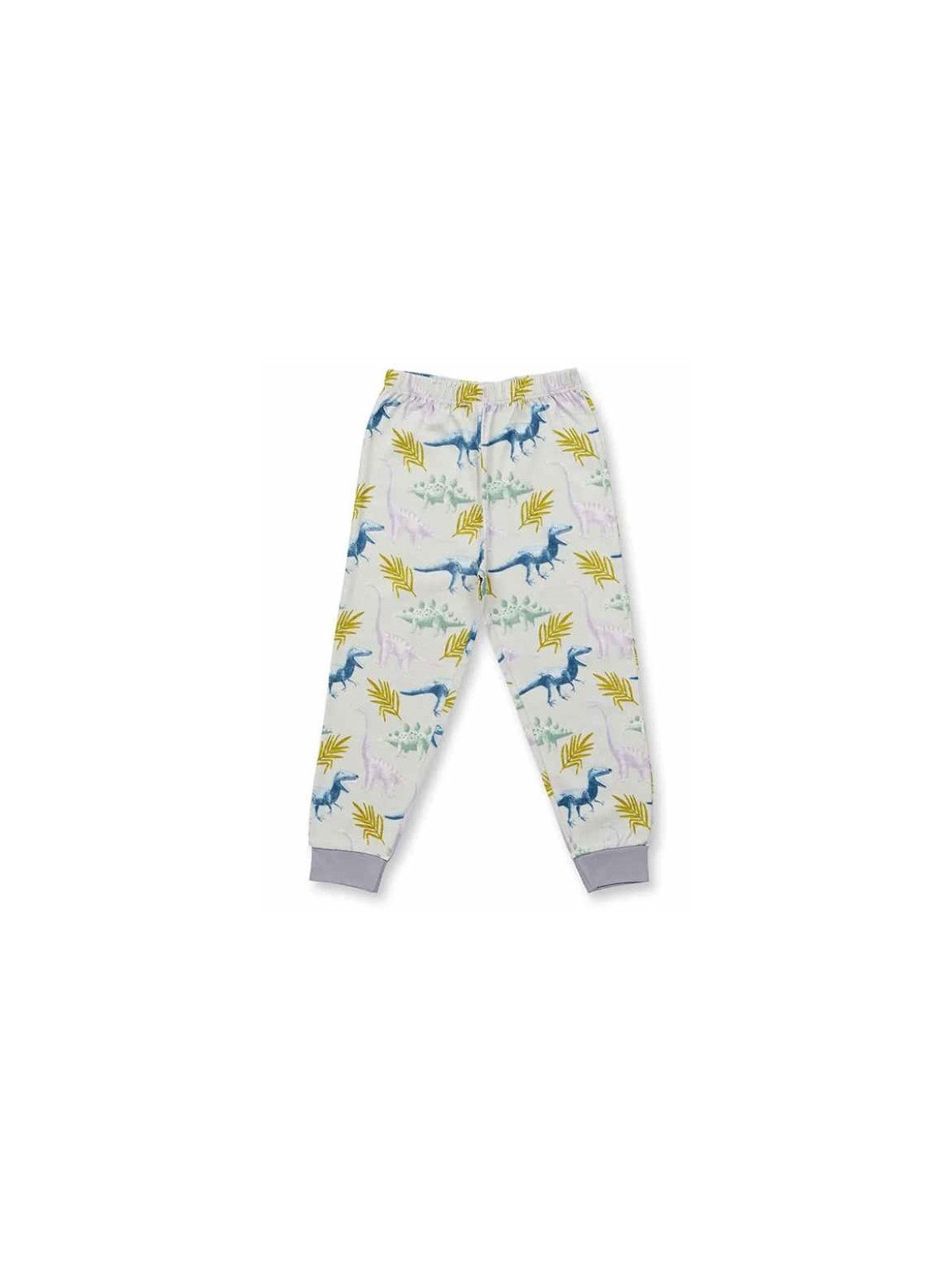 Sense Organics - Bio Kinder Schlafanzug "Long John" mit Dinosaurier-Allover