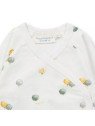 Sense Organics - Bio Baby Wickelbody langarm "YGON" mit Bäume-Allover
