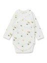 Sense Organics - Bio Baby Wickelbody langarm "YGON" mit Bäume-Allover