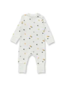 Sense Organics - Bio Baby Strampler langarm "Tona" mit Bäume-Allover