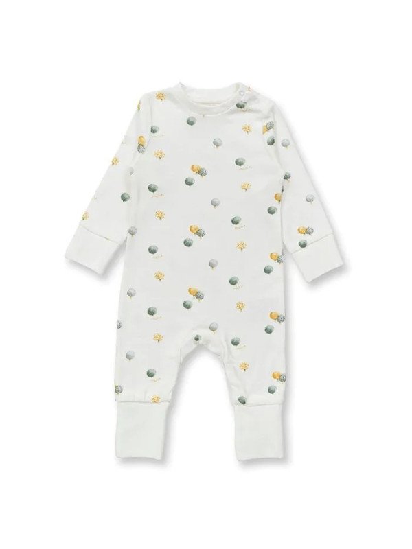 Sense Organics - Bio Baby Strampler langarm "Tona" mit Bäume-Allover